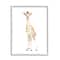 Stupell Industries Baby Giraffe Watercolor Portrait Children's Nursery Safari Animal Framed Wall Art